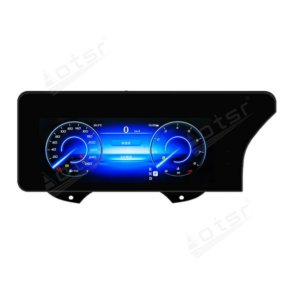 Aotsr 12.3 inch car LCD digital instrument panel instrument cluster speedometer suitable for Benz Violet LCD Instrument Cluster