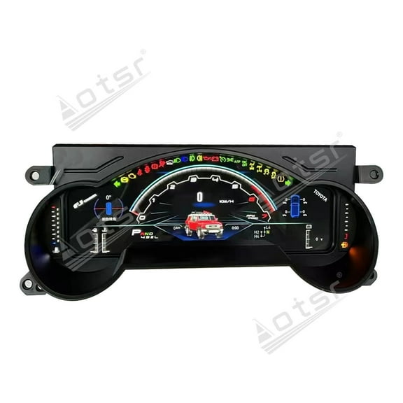 Aotsr 12.3 inch car LCD digital instrument panel instrument cluster speedometer suitable for Toyota FJ 2007-2022 LCD Instrument Cluster