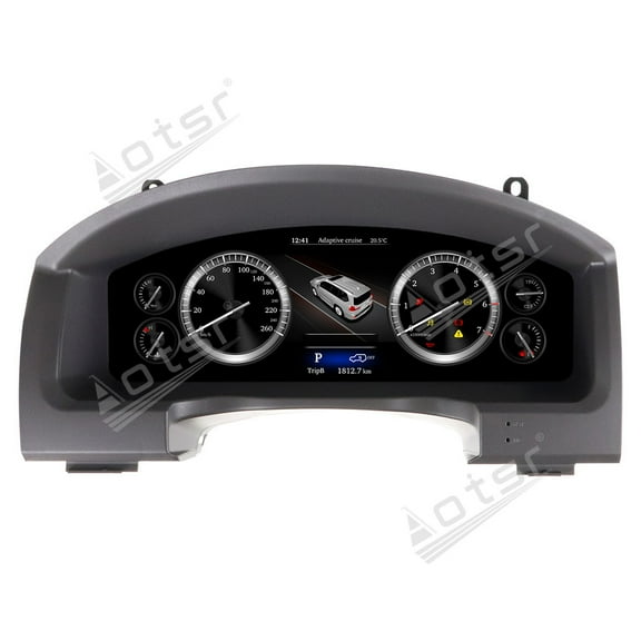 Aotsr 12.3 inch car LCD digital instrument panel instrument cluster speedometer suitable for Toyota Prado 150/Land Cruiser LCD Instrument Cluster