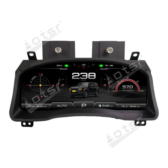 Aotsr 12.3 inch car LCD digital instrument panel instrument cluster speedometer suitable for Toyota Prado 2004-2009 LCD Instrument Cluster