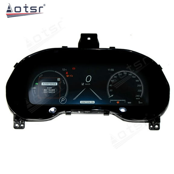 Aotsr 12.3 inch car LCD digital instrument panel instrument cluster speedometer suitable for Toyota Sienna 2003-2020 LCD Instrument Cluster
