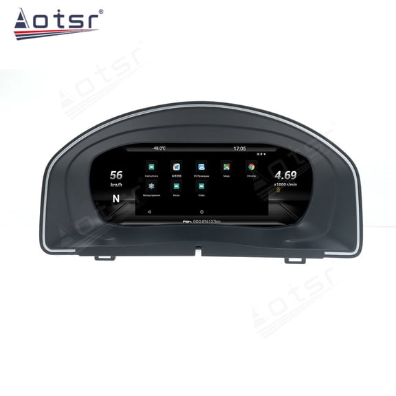 Aotsr 12.3 inch car LCD digital instrument panel instrument cluster speedometer suitable for Volkswagen Scirocco 2014 LCD Instrument Cluster