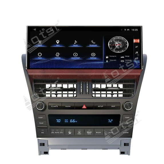 Aotsr 12.3 inch car radio player for Lexus LS460/LS600 2006-2012 Android head unit IPS touch screen car GPS navigation multimedia player