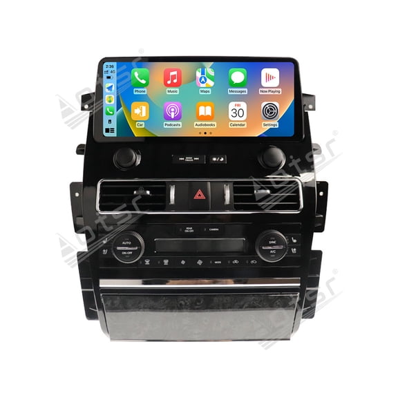 Aotsr 12.3 inch car radio player for Nissan Patrol/Amanda 2010-2021 Android head unit IPS touch screen car GPS navigation multimedia player