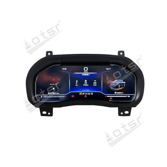Aotsr 12.3 inch for Chevrolet Silverado Sierra 2013-2019 GMC 2014-2020 Car Digital Cluster LCD Dashboard Player Cockpit Virtual Instrument