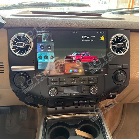 Aotsr 12.5 inch Car Radio Touch Screen For Ford F250 2009-2014 Carplay Car Recorder Stereo GPS Navigation Media Auto Multimedia Video Player DSP
