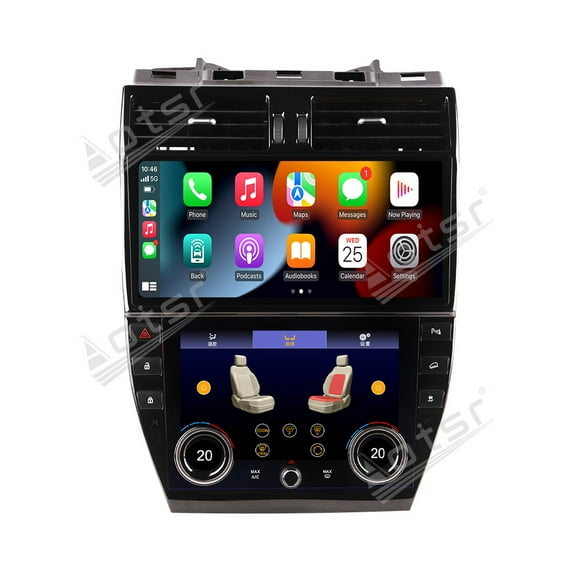 Aotsr 12 inch+9 inch Car Radio Android 14.0 auto carplay for Land Rover ...