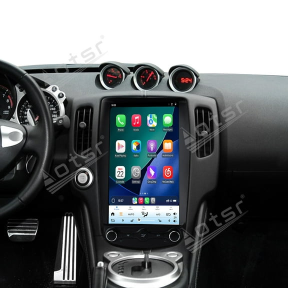 Aotsr 13.8 inch MKT Multimedia Android Screen Car Radio Receiver for Nissan 370Z 2009-2021 GPS Navigation Intelligent System Head Unit