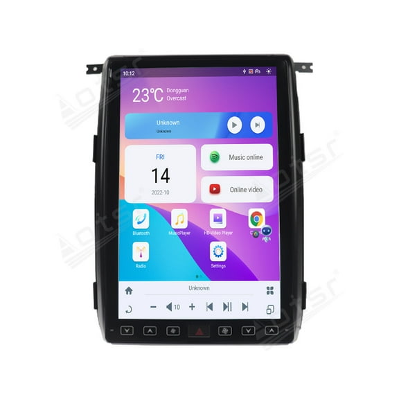 Aotsr 14.4 inch Android 13 Car Radio for Ford F150 2013-2015 Stereo Replacement Tesla Style Multimedia Player Head Unit IPS Screen GPS Navigation