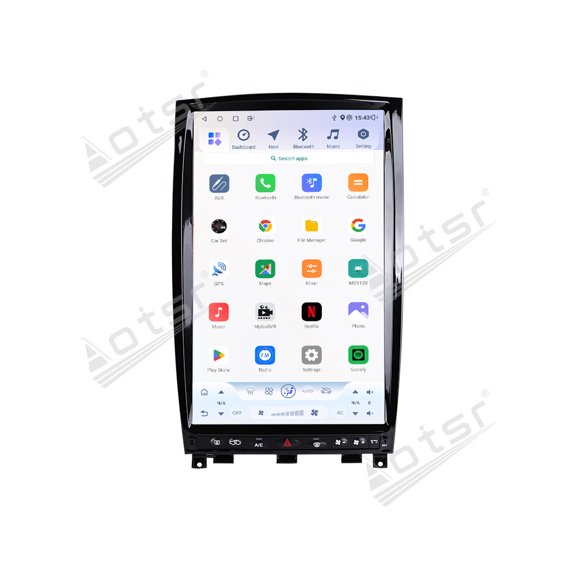 Aotsr 14.5 inch Car Radio for Infiniti QX50 2013-2016/Infiniti EX25/E35/E37/EX30D 2008-2013 Latest UI Interface Android 14 CarPlay GPS Navigation Multimedia Player Head Unit