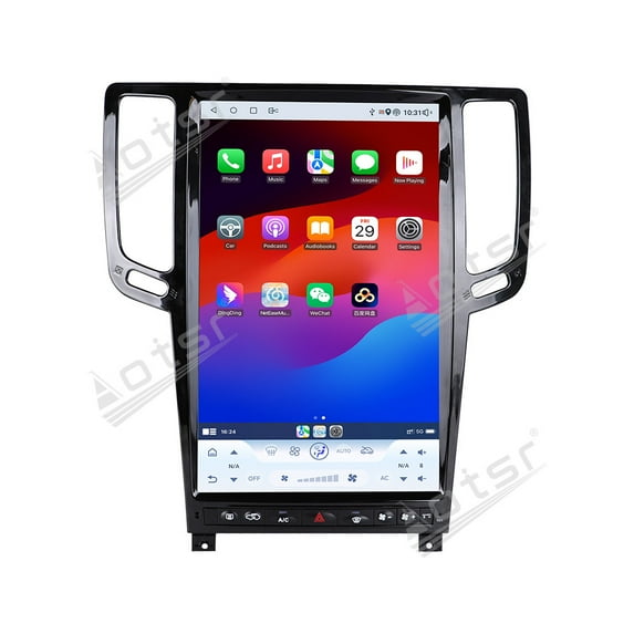 Aotsr 14.5 inch Car Radio for Infiniti G Series 2007-2016 Latest UI Interface Android 14 CarPlay GPS Navigation Multimedia Player Head Unit