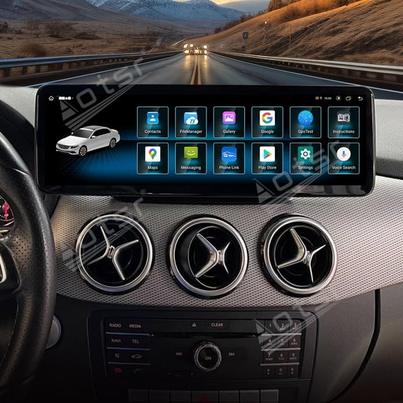 Aotsr 14.9 inch Android 13.0 for Mercedes Benz B Class W246 2015-2018 Car Radio Multimedia Player Auto Stereo GPS Navigation Head Unit Carplay