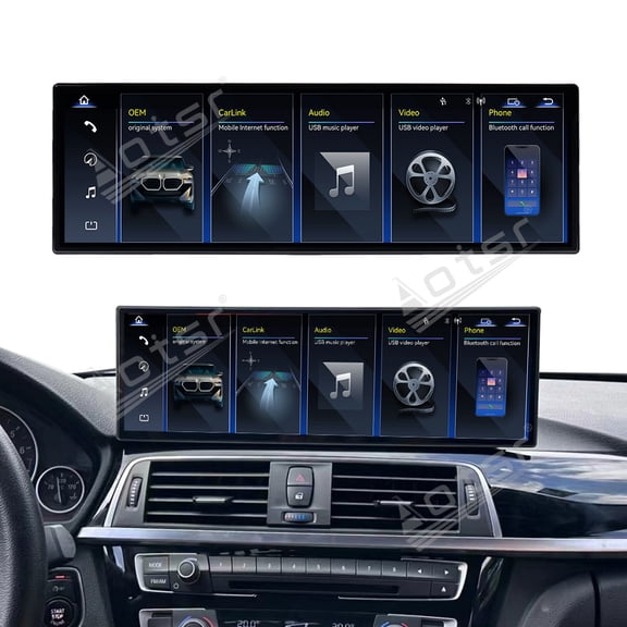 Aotsr 14.9 inch Car Radio For BMW 3 Series 2013-2017 Navigation Multimedia Head Unit GPS Carplay Linux Screen