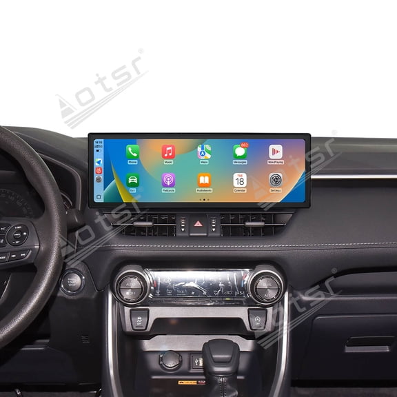 Aotsr 14.9 inch Car Radio Stereo for Toyota RAV4 2024 Android 15 Carplay Multimedia Video Player Screen GPS Navigation Head Unit