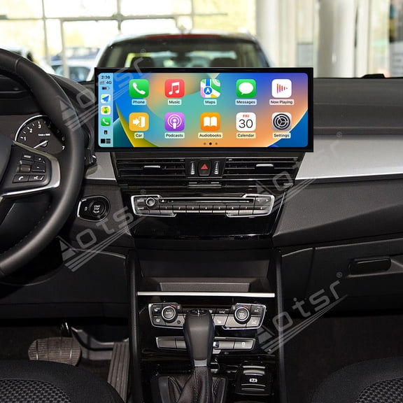 Aotsr 15.8 inch Android 14 Car Radio for BMW 2 Series Touring 2013-2019 Wirless Carplay GPS Navigation Screen Upgrade Multimedia Player