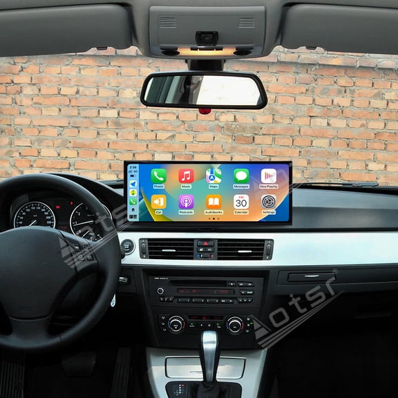 Aotsr 15.8 inch Android 14 Car Radio for BMW 3 Series 2005-2012 Wirless Carplay GPS Navigation Screen Upgrade Multimedia Player(E90)