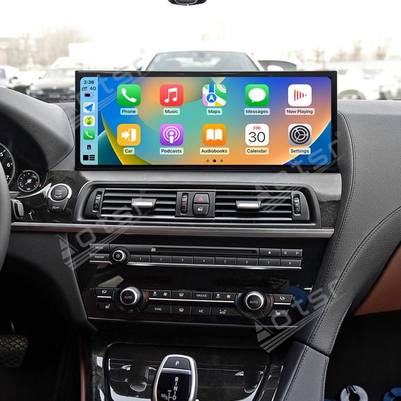 Aotsr 15.8 inch Android 14 Car Radio for BMW 6 Series F06/F12 2013-2017 NBT Wirless Carplay GPS Navigation Screen Upgrade Multimedia Player