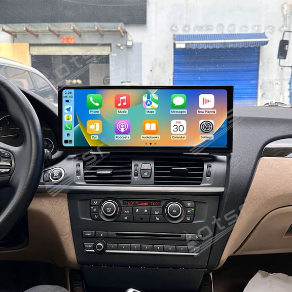Aotsr 15.8 inch Android 14 Car Radio for BMW X3/X4 2011-2017 Wirless Carplay GPS Navigation Screen Upgrade Multimedia（EVO system）