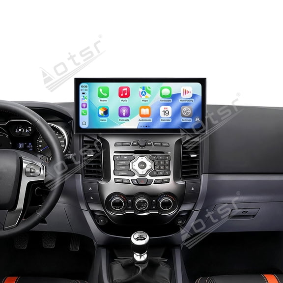 Aotsr 15.8 inch Android 15 Car Radio For Ford Ranger 2008-2012 HD Multimedia Video Player Navigation GPS DVD 4G DSP Stereo Bluetooth