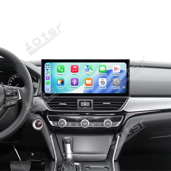 Aotsr 15.8 inch Android 15 Car Radio For Honda Inspire/Accord 2018-2022 HD Multimedia Video Player Navigation GPS DVD 4G DSP Stereo Bluetooth
