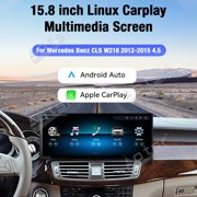 Aotsr 15.8 inch Linux Carplay Screen for Mercedes Benz CLS W218 2012-2015 NTG4.5 IPS Touch Stereo Unit Multi Storage 4G DSP BT5.0 GPS