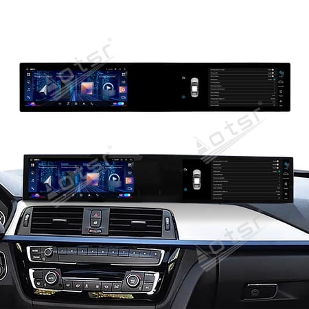 Aotsr 21 inch Dual Screen Carplay Android for BMW 3 Series F30 F31 4 F32 F34 F36 Car Multimedia Player GPS Navigation Car Radio Media