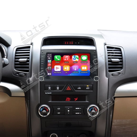 Aotsr 7 inch Car Radio Android 14.0 CarPlay for KIA Sorento 2009-2012 Car Radio Multimedia Player GPS Navigation 4G WiFi DSP Stereo Bluetooth