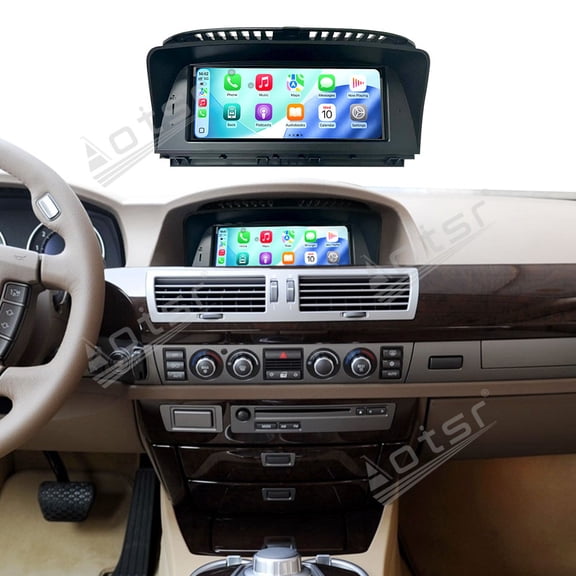 Aotsr 8.8 inch Car Stereo Radio For BMW 7 Series E65/E66 2004-2008 Android 14 Carplay Car Head Unit Multimedia Player GPS Navigation