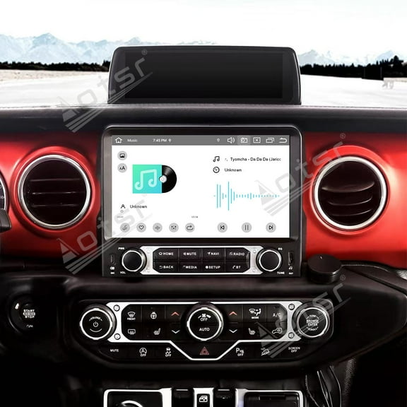 Aotsr 8 inch Touch Screen Android 14 for Jeep Wrangler Gladiator 2018-2022 Car Radio Wireless Carplay GPS Stereo Player Navigation