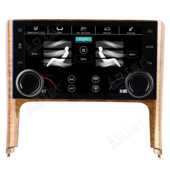 Aotsr A/C Panel Air Conditioner Climate Control for Land Rover Range Rover 2010-2013 Touch LCD Screen unit