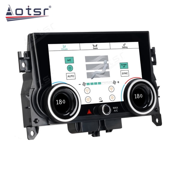 Aotsr A/C Panel Air Conditioner Climate Control for Land Rover Range Rover Evoque 2018+ Touch LCD Screen unit