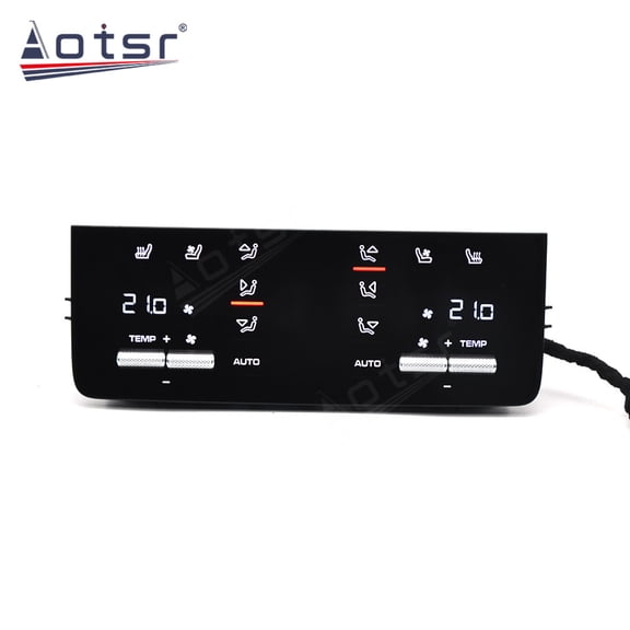 Aotsr A/C Panel Air Conditioner Climate Control for Porsche Cayenne 2018-2021 Touch LCD Screen unit for rear seats
