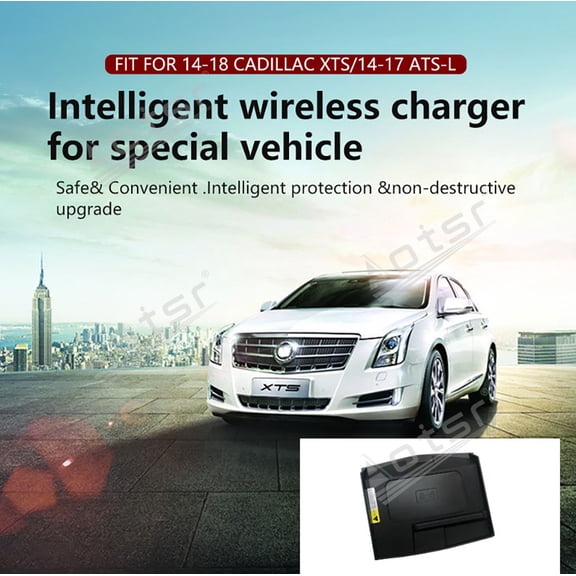 Aotsr AI car Auto wireless charger for Cadillac XTS 2014-2018/ATS-L 2014-2017 Intelligent Infrared Fast Wireless Charging