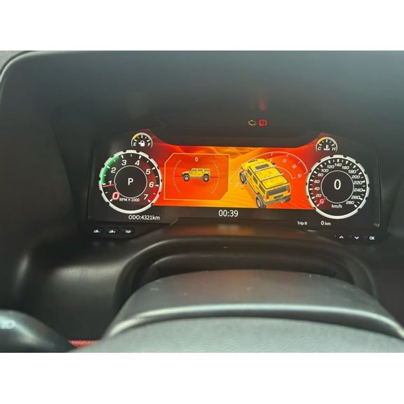 Aotsr Car Digital Cluster For Hummer H3 2005-2010 Dashboard LCD Instrument Panel Virtual Cockpit Speedometer Headunit Meter Screen