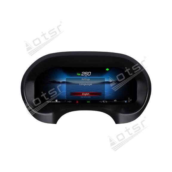Aotsr Car Instrument Digital Cluster For Mercedes-Benz Vito 2016-2023 Virtual Cockpit Speed Meter Car Dashboard Display Screen