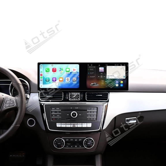Aotsr Dual 10.1 inch Screen Car Radio For Mercedes Benz GLE/GLS 2015-2018 Android 15 Multimedia Player GPS Navigation Auto DSP Stereo Host