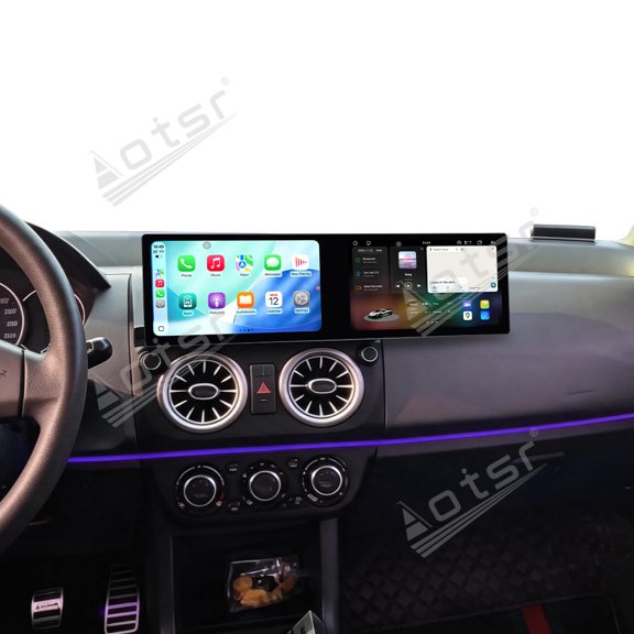 Aotsr Dual 10.1 inch Screen Car Radio For Suzuki Swift 2005-2016 Android 15 Multimedia Player GPS Navigation Auto DSP Stereo Host
