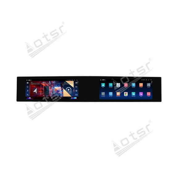 Aotsr Dual 12.3 inch Android 13 8+128GB Car Radio Dual Screen for BMW 7 Series NBT 2013-2015 Multimedia Stereo Player GPS Navi Head Unit Carplay