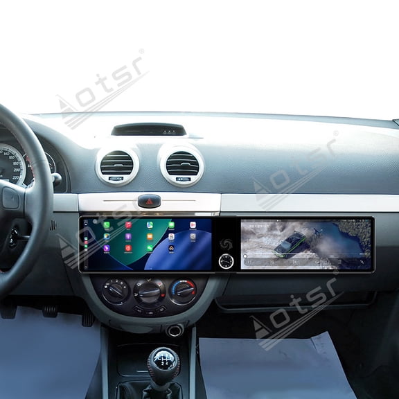 Aotsr Dual 12.3 inch Screen Car Radio For Buick Excelle HRV 2004-2008 Android GPS Navigation Multimedia Video Player Stereo Receiver Head Unit