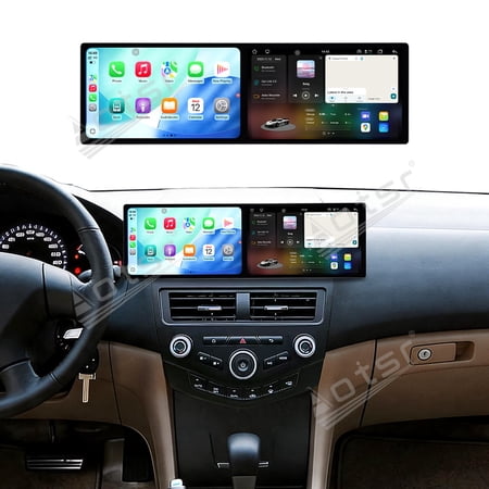 Aotsr Dual 9.1 inch Screen Car Radio For Honda Accord 2004-2007 Android 15 Multimedia Player GPS Navigation Auto DSP Stereo Host