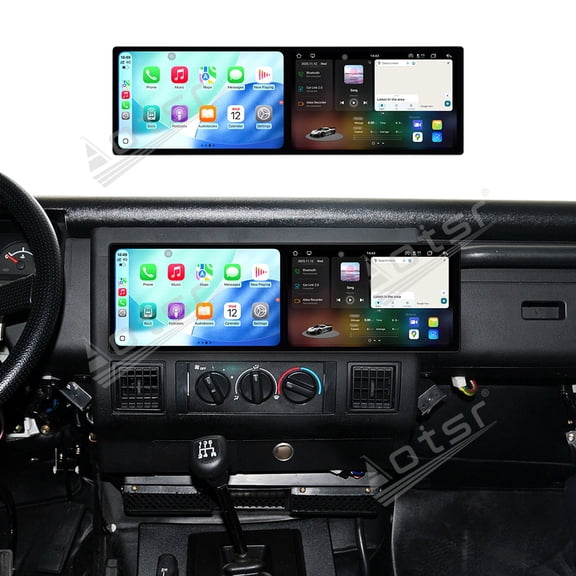 Aotsr Dual 9.1 inch Screen Car Radio For Mercedes-Benz E 4-doors W212 2012-2014 Android 15 Multimedia Player GPS Navigation Auto DSP Stereo Host
