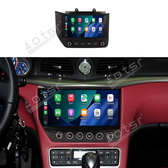Aotsr New Qualcomm 10.33 inch Android 13 8 Core Car Radio Multimedia Player for Maserati GT 2007-2015 with BT GPS
