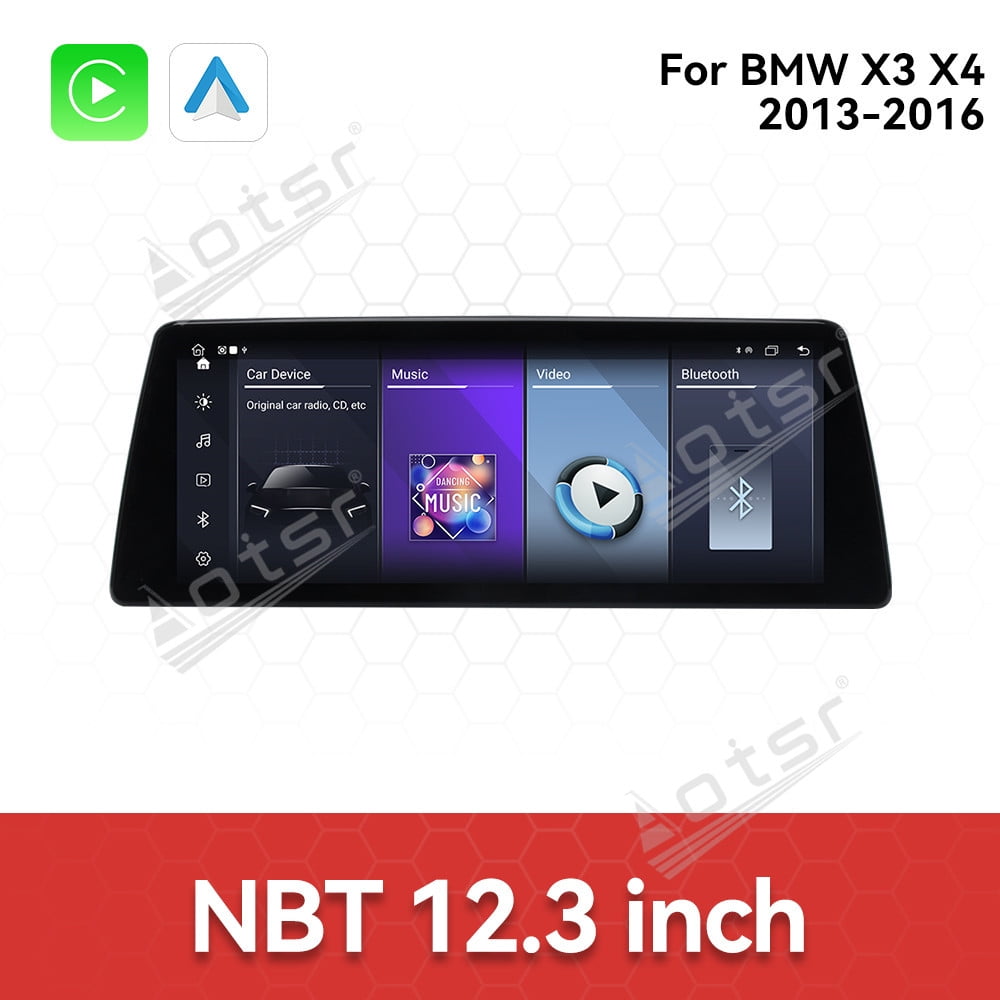 Aotsr Ultra-Thin 12.3 inch Wireless CarPlay+Android Auto Retain ...