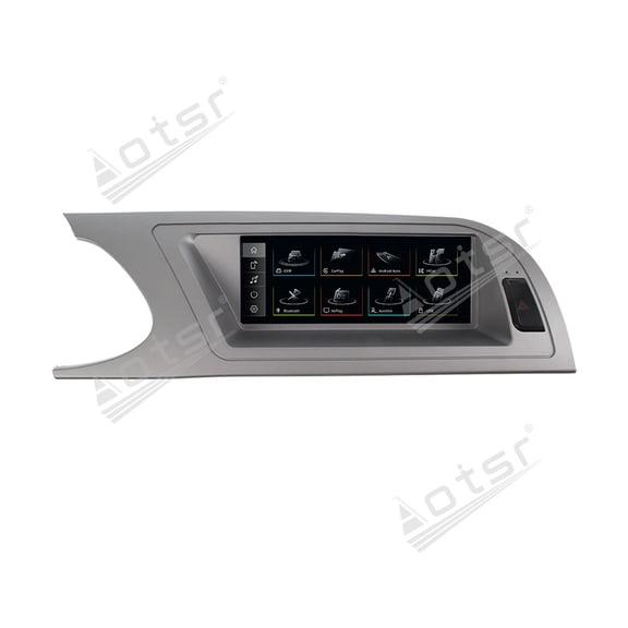 Aotsr Ultra-Thin 8.8 inch Wireless CarPlay+Android Auto Retain Original Car Function Car Radio Stereo Multimedia Receiver for Audi A4L 2009-2012 Compatible with Original Car System