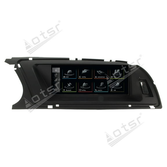 Aotsr Ultra-Thin 8.8 inch Wireless CarPlay+Android Auto Retain Original Car Function Car Radio Stereo Multimedia Receiver for Audi A4L 2013-2016 Compatible with Original Car System