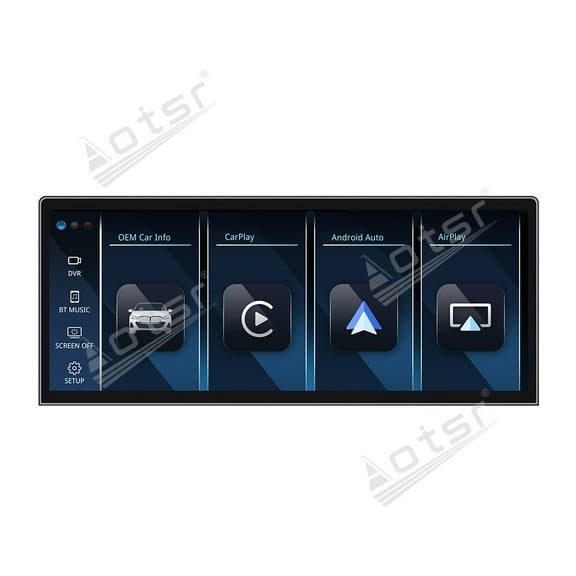 Aotsr Ultra-thin 12.3 inch 1920 * 720 Car Radio for BMW 5 Series 2009-2010 Linux CarPlay Multimedia Screen Audio Stereo Upgrade Touch Screen Bluetooth Head Unit