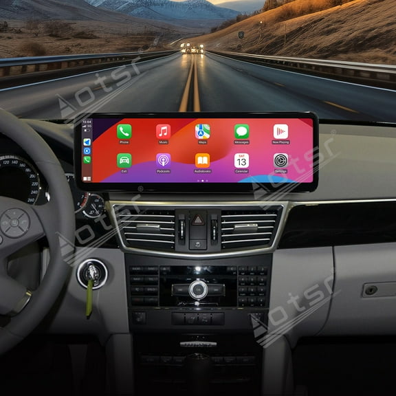 Aotsr for Mercedes-Benz E Class 2009-2012 14.9 Inch Car Radio Multimedia Player GPS Navigation CarPlay Android 13.0 Head Unit