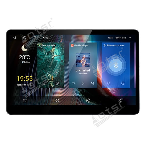 Aotsr for Tesla Model 3 2019-2024/Y 2021-2024 Dedicated Passenger Entertaiment Screen Expand wireless carplay in-car navigation