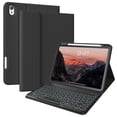 thumbnail image 1 of Aoub Backlit Keyboard Case for iPad 11th/10th Generation A16 with Pencil Holder 11inch/10.9 inch, Magnetic Detachable Wireless Bluetooth Folio Stand Rechargeable Keyboard Cover, Black, 1 of 10