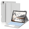 thumbnail image 1 of Aoub Touchpad Keyboard Case for iPad A16 11th Generation / iPad 10th Generation 2025/2022 with Backlit, Magnetic Detachable Wireless Bluetooth Keyboard Case, Gray, 1 of 8